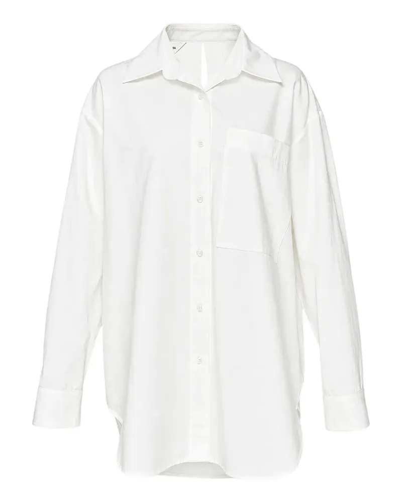 Musée tie-back chest-pocket shirt - Weiß Weiß
