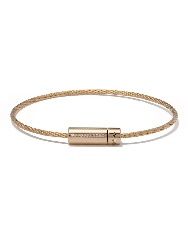 Le Gramme 9g Cable' Armband Gold
