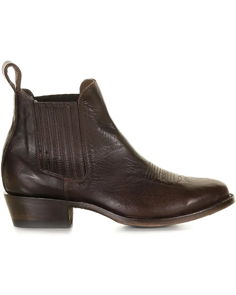 Mexicana Knöchelhohe Lederstiefel - Braun Braun