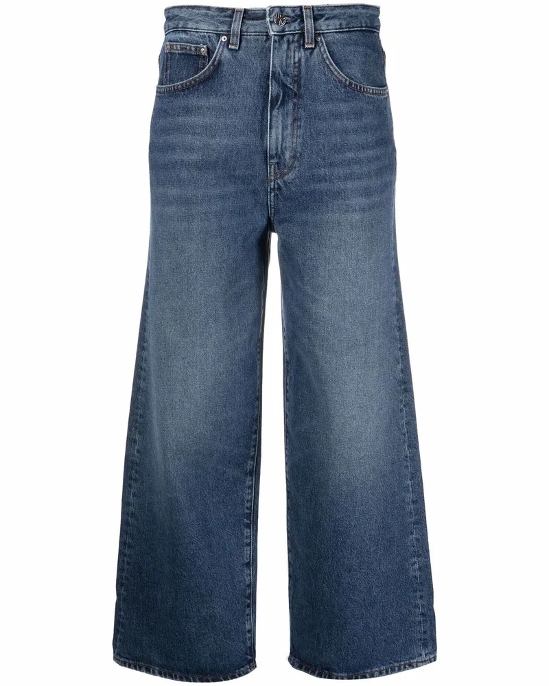 Totême Cropped-Jeans - Blau Blau
