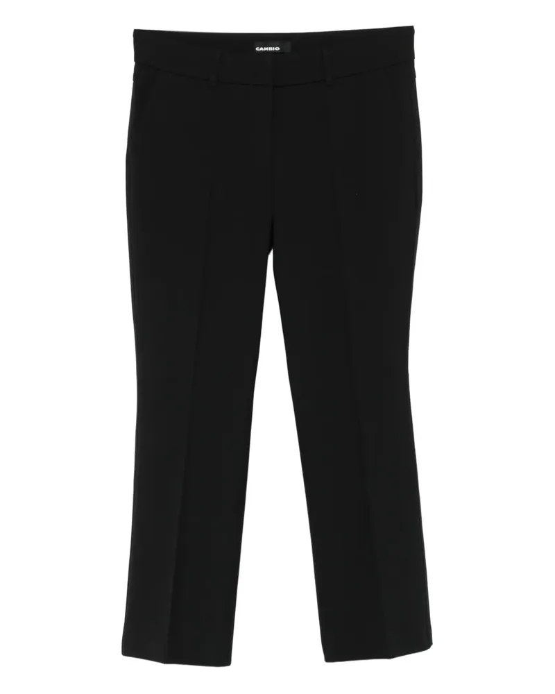 Cambio Farah Cropped-Hose - Schwarz Schwarz