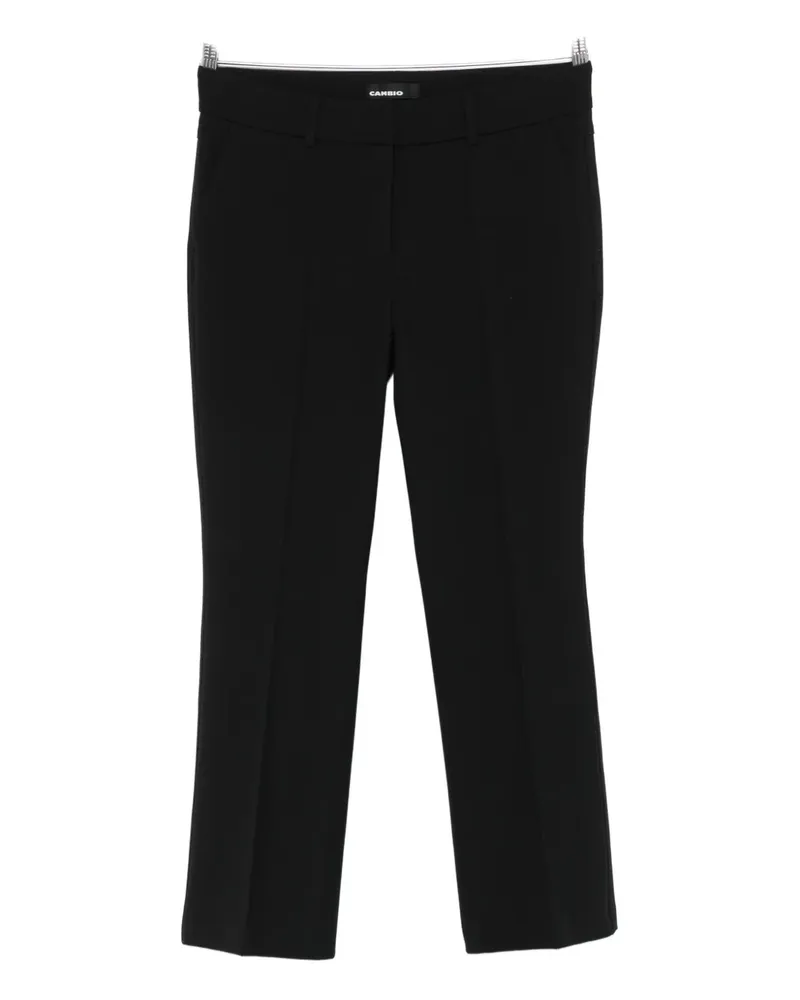 Cambio Farah Cropped-Hose - Schwarz Schwarz