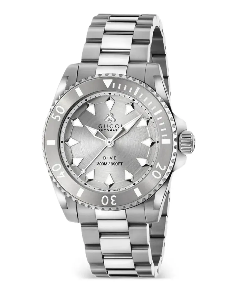 Gucci Dive 40mm - Silber Silber