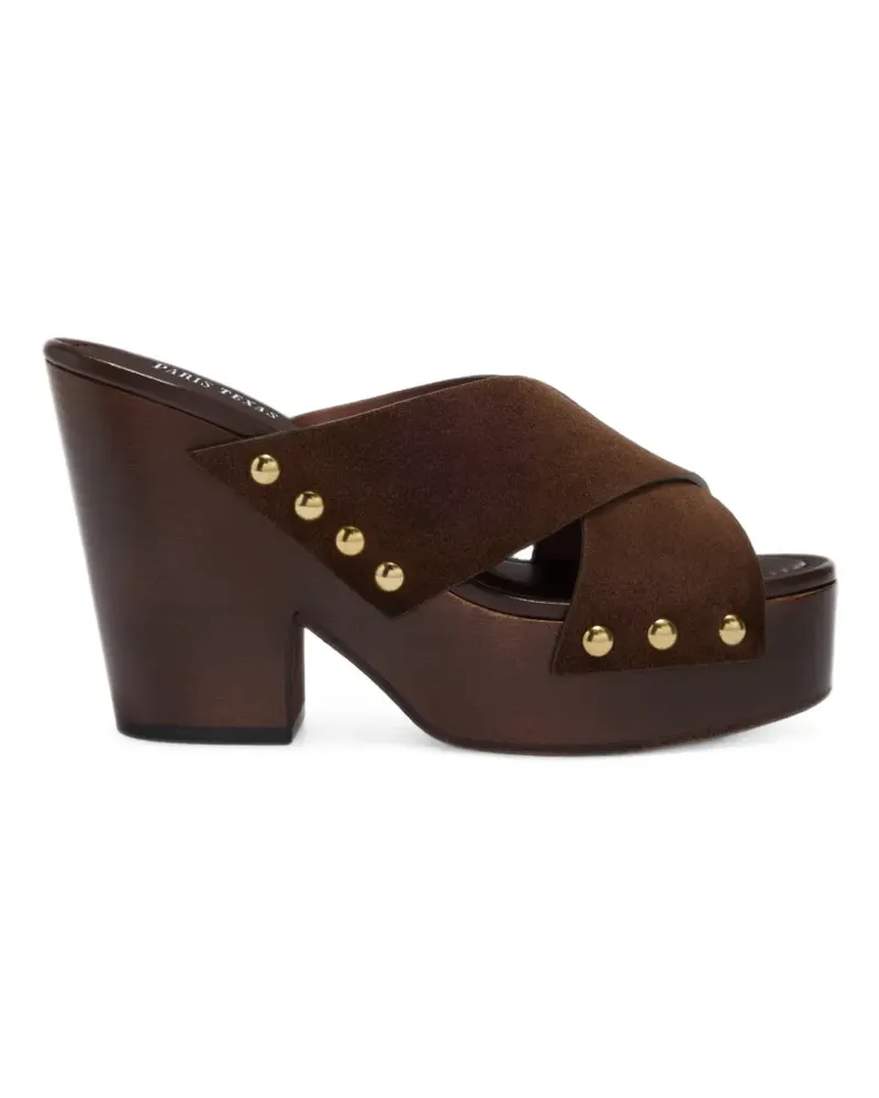 Paris Texas Marisol crossover-strap sandals - Braun Braun