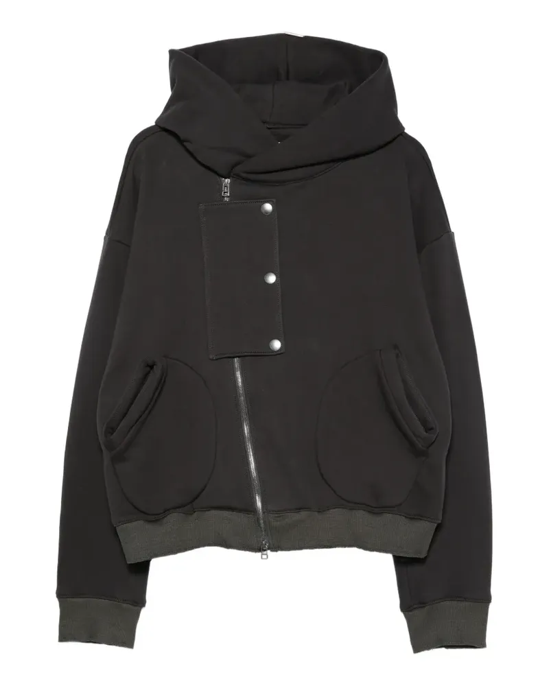 individual sentiments panelled hooded jacket - Grau Grau