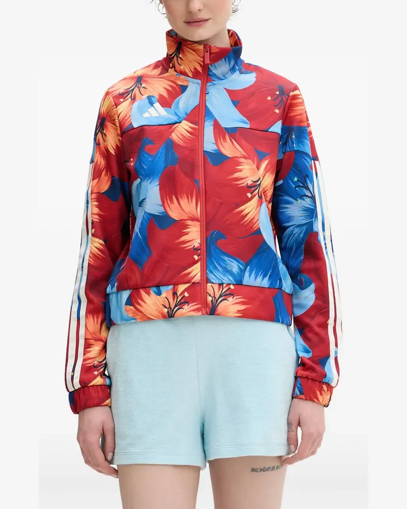 adidas x Farm Rio House Of Tiro floral-print sweat - Rot Rot