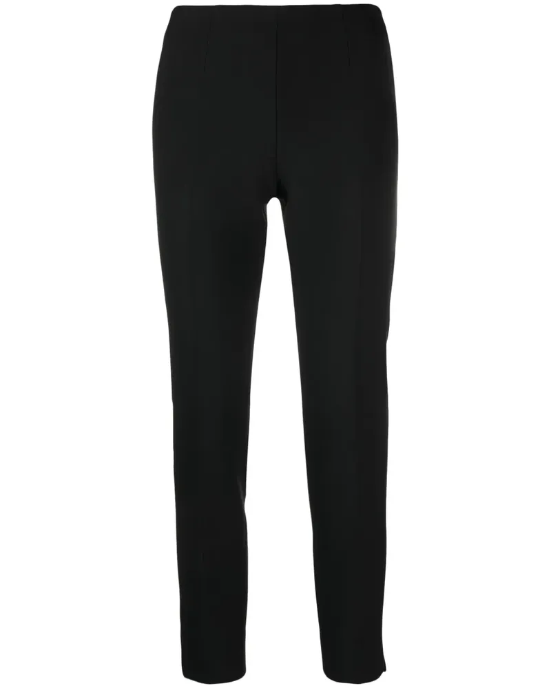 Peserico Schmale Cropped-Hose - Schwarz Schwarz