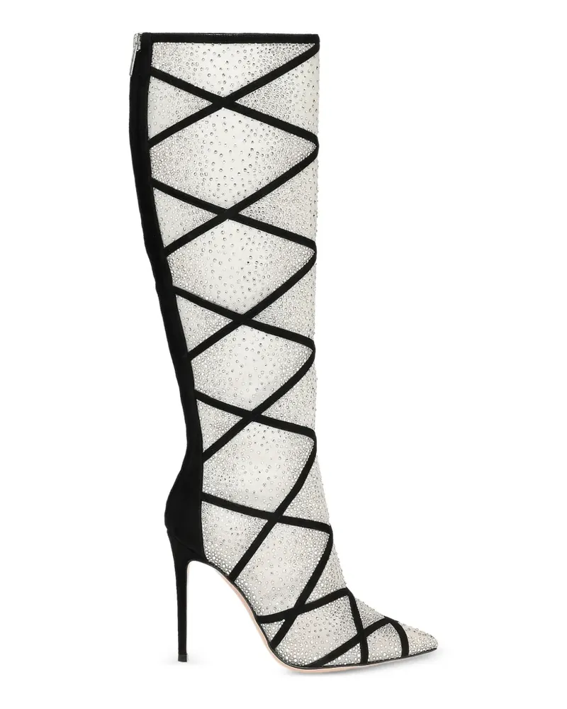 Gianvito Rossi Confetti suede embellished boots - Schwarz Schwarz