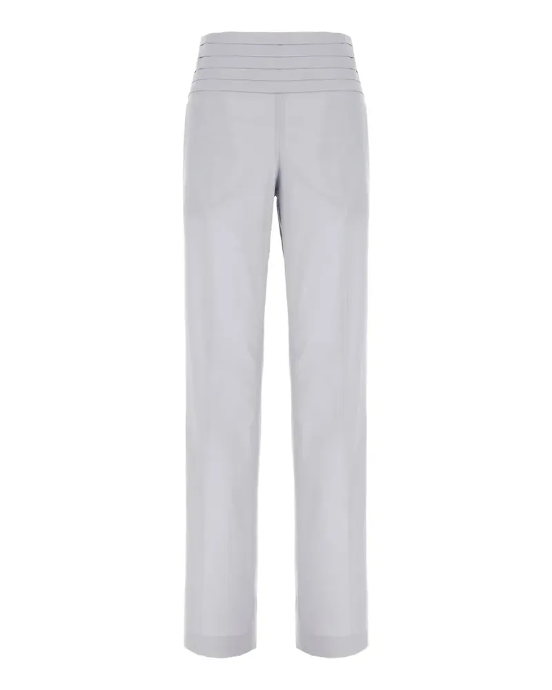 Iceberg pleated-waistband straight-leg trousers - Grau Grau
