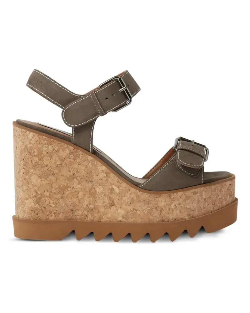Stella McCartney Sneak-Elyse Plateau-Sandalen - Grau Grau