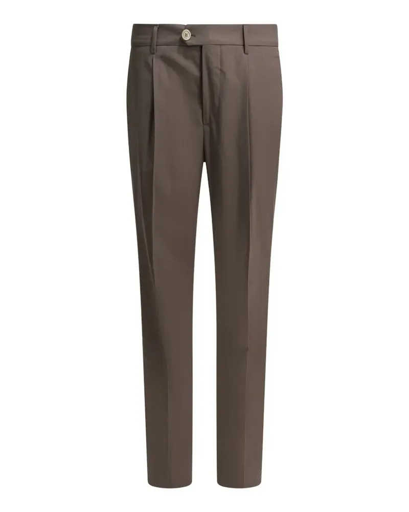 Brunello Cucinelli pleat trousers - Braun Braun
