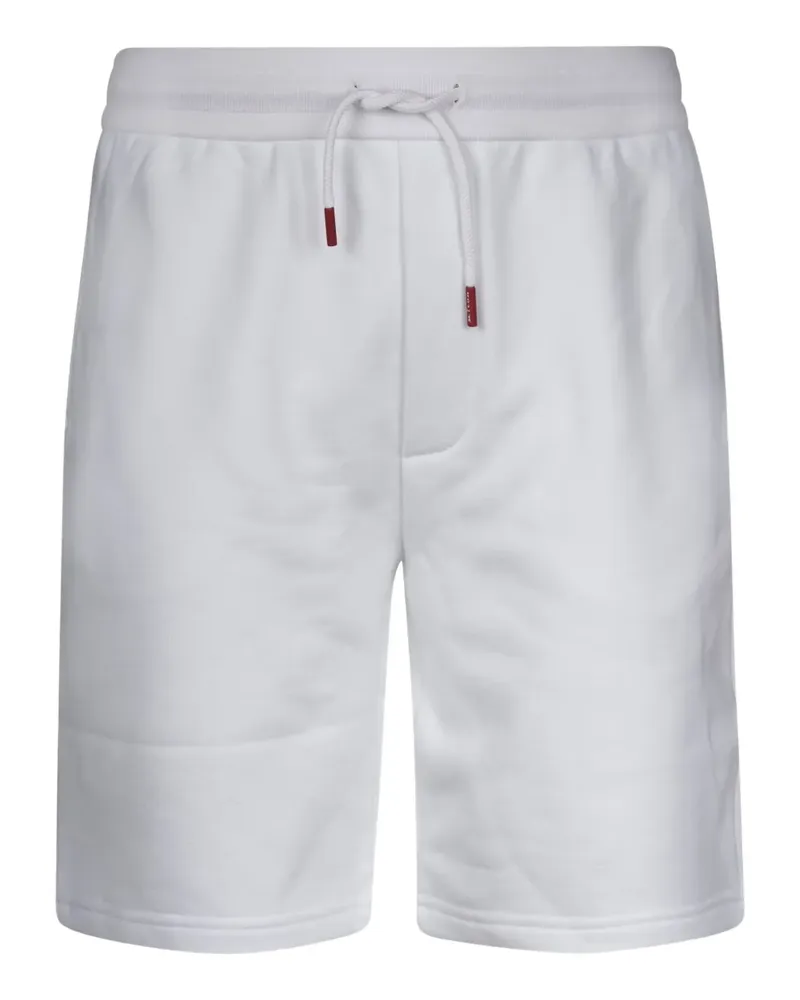 Kiton Shorts mit Kordelzug - Weiß Weiß
