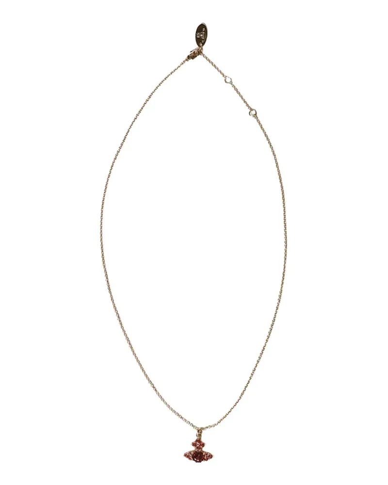 Vivienne Westwood Orb Halskette mit Kristallen - Gold Gold