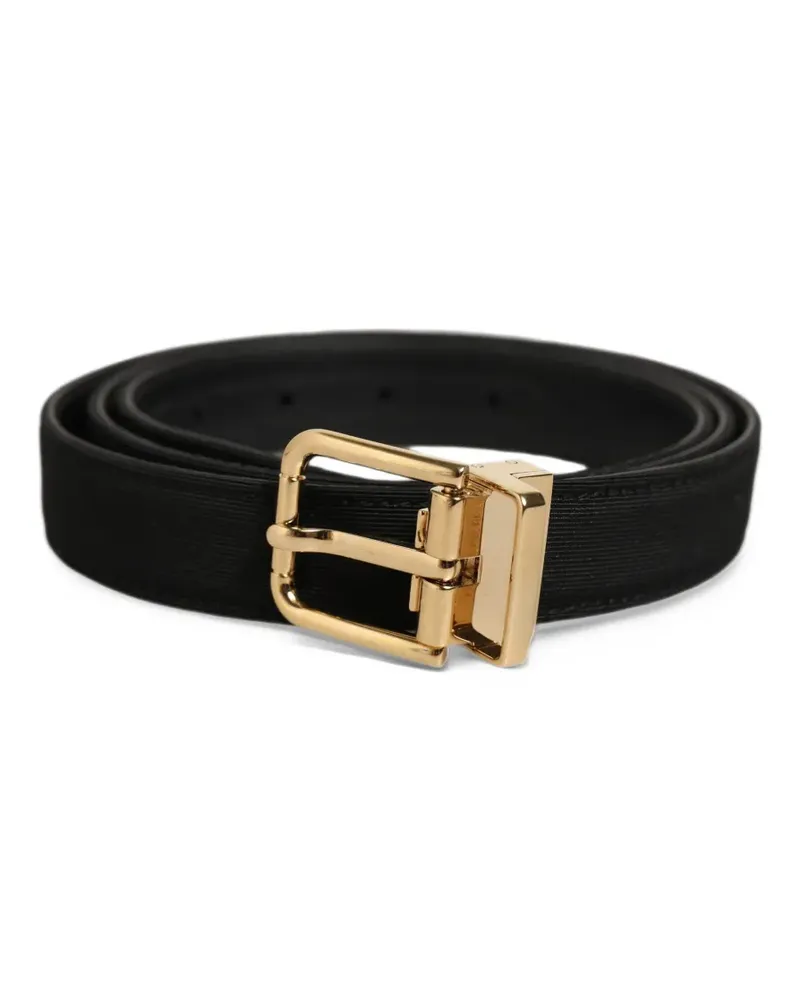 Dolce & Gabbana Klassischer Gürtel - Schwarz Schwarz