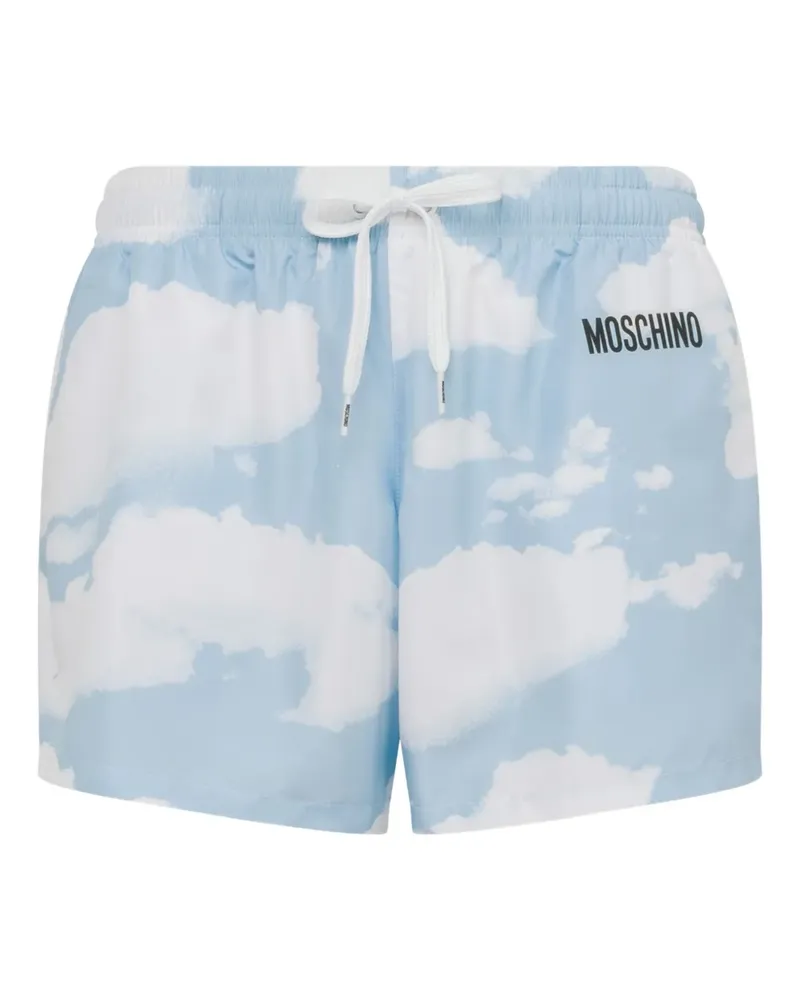 Moschino Badeshorts mit Wolken-Print - Blau Blau