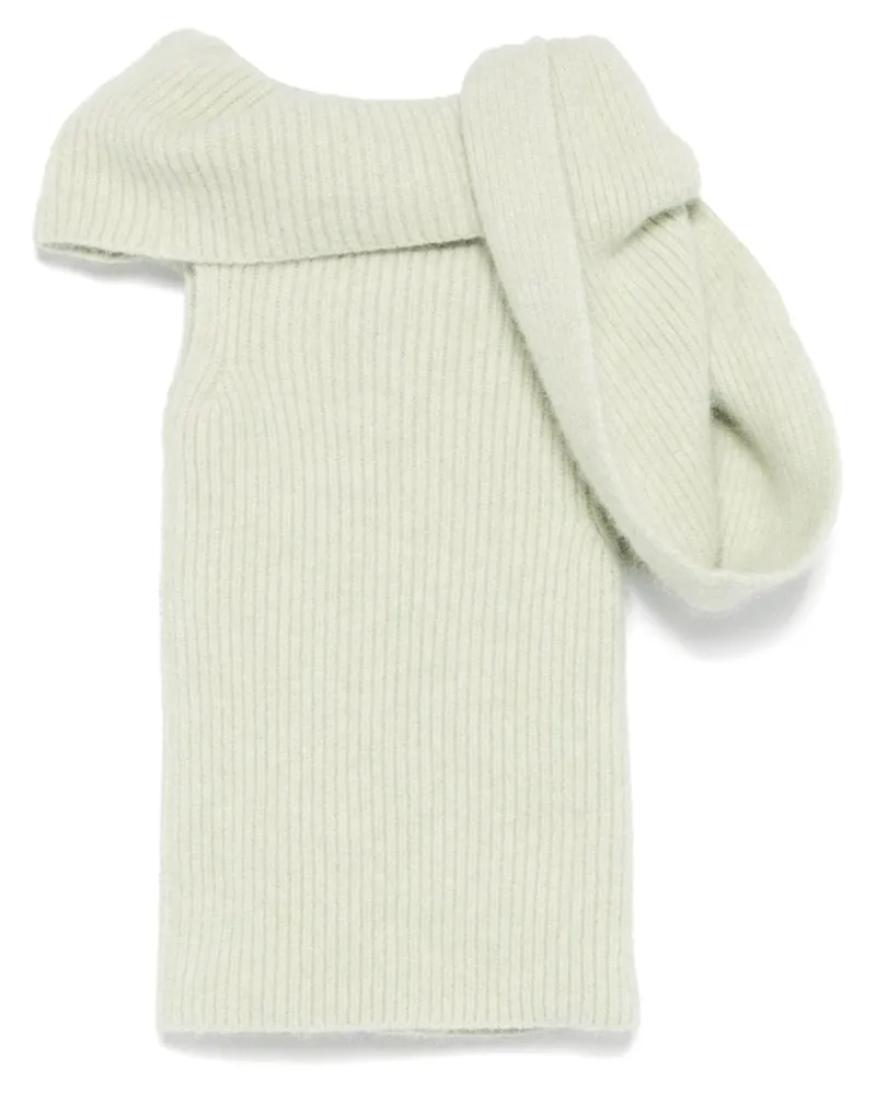 Rick Owens Gestricktes Banded T Oberteil - Grün Grün