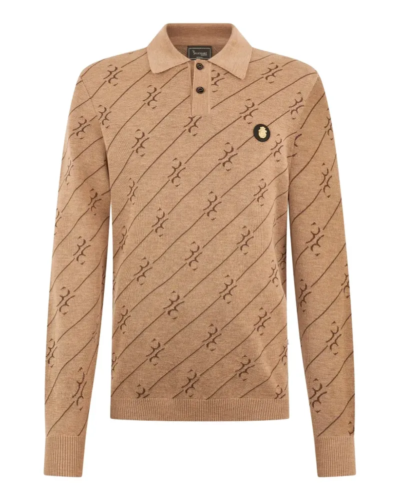 Billionaire Langärmeliges Poloshirt - Nude Nude