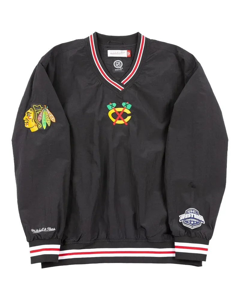 Mitchell & Ness Chicago Blackhawks Sweatshirt - Schwarz Schwarz