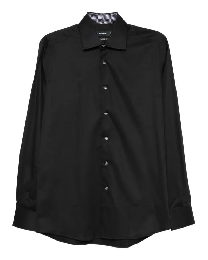 Karl Lagerfeld button-fastening shirt - Schwarz Schwarz
