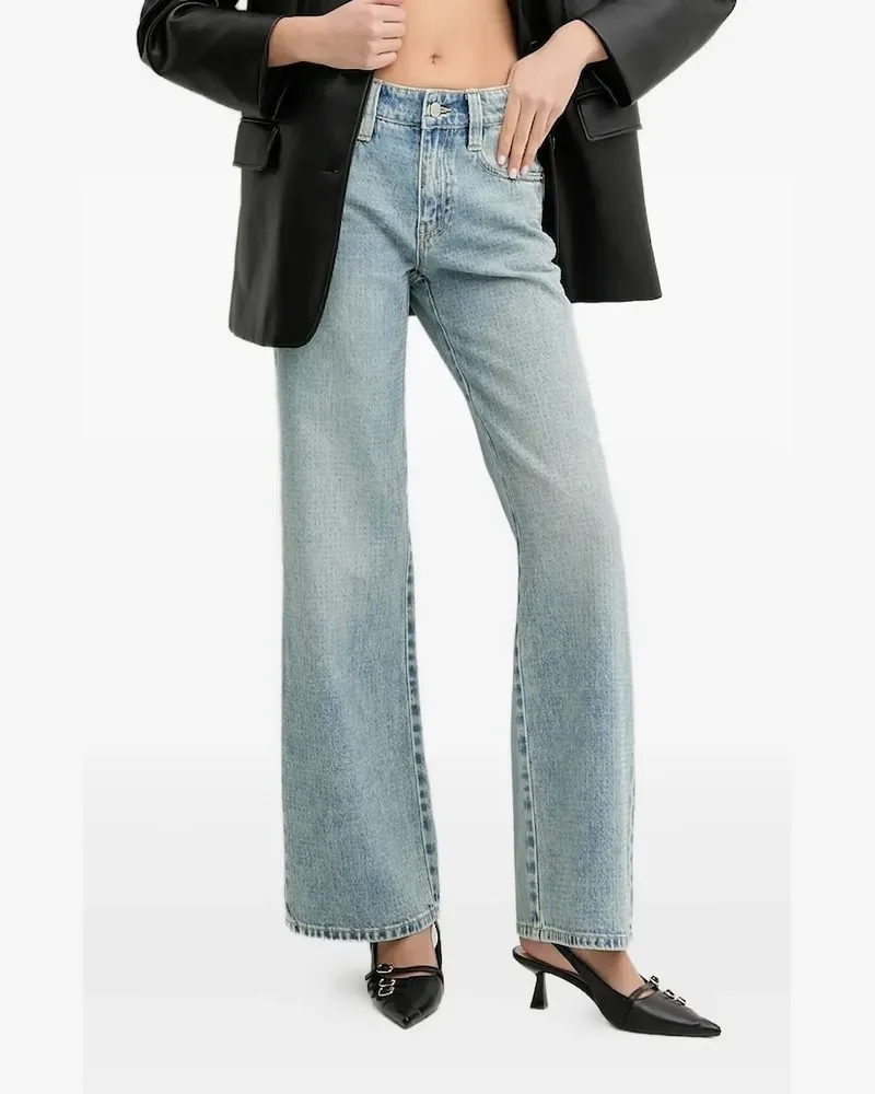 Miss Sixty Jeans mit Logo-Schild - Blau Blau