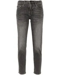 Adriano Goldschmied Halbhohe Ex-Boyfriend Slim Jeans Grau