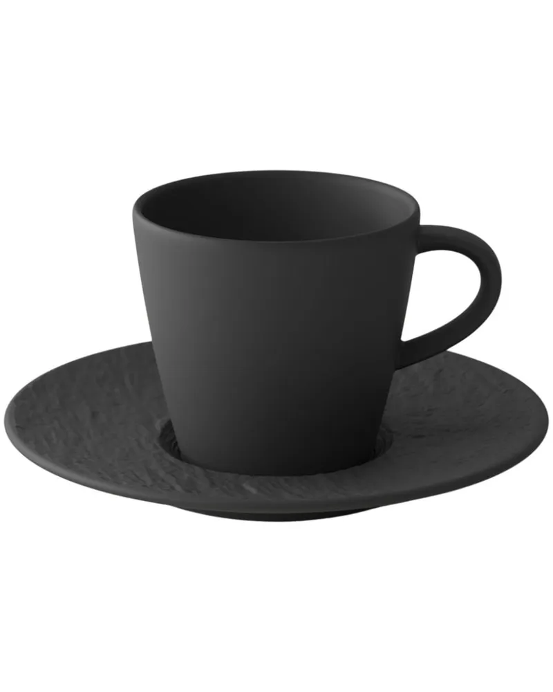 Villeroy & Boch Manufacture Rock Expresso Tassen (Set aus sechs) - Schwarz Schwarz