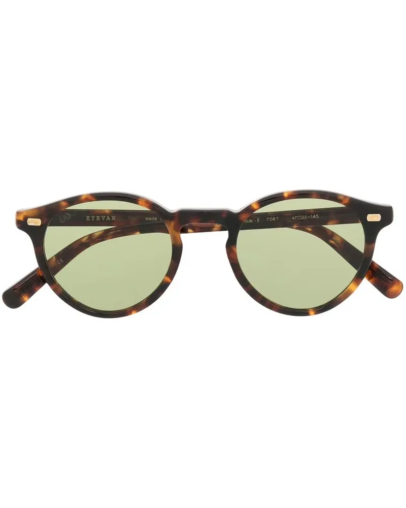 EYEVAN 7285 Sonnenbrille mit rundem Gestell - Braun Braun