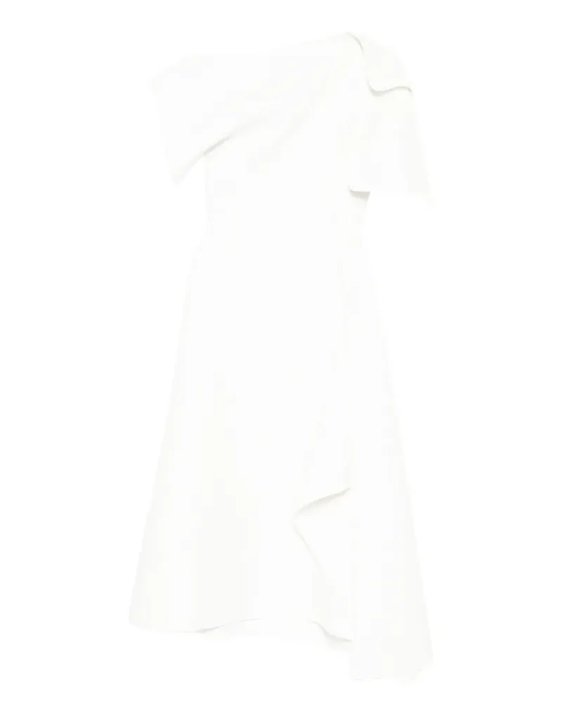 Maticevski Diadem Midikleid - Weiß Weiß