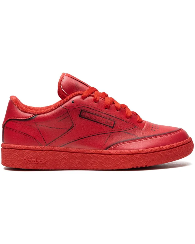 Reebok x Maison Margiela Club C Vector Red Sneakers - Rot Rot