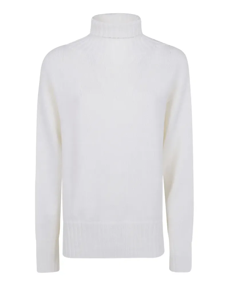 Drumohr  roll-neck drop-shoulder sweater - Weiß Weiß