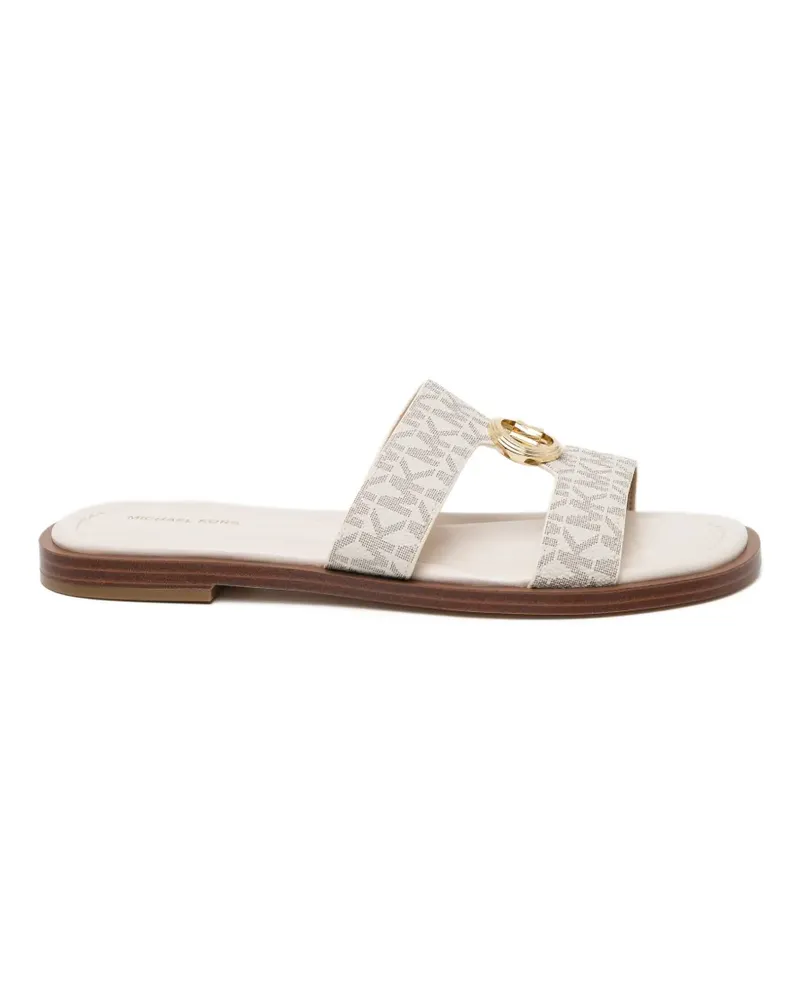 Michael Kors Sandalen mit Logo-Schnalle - Nude Nude