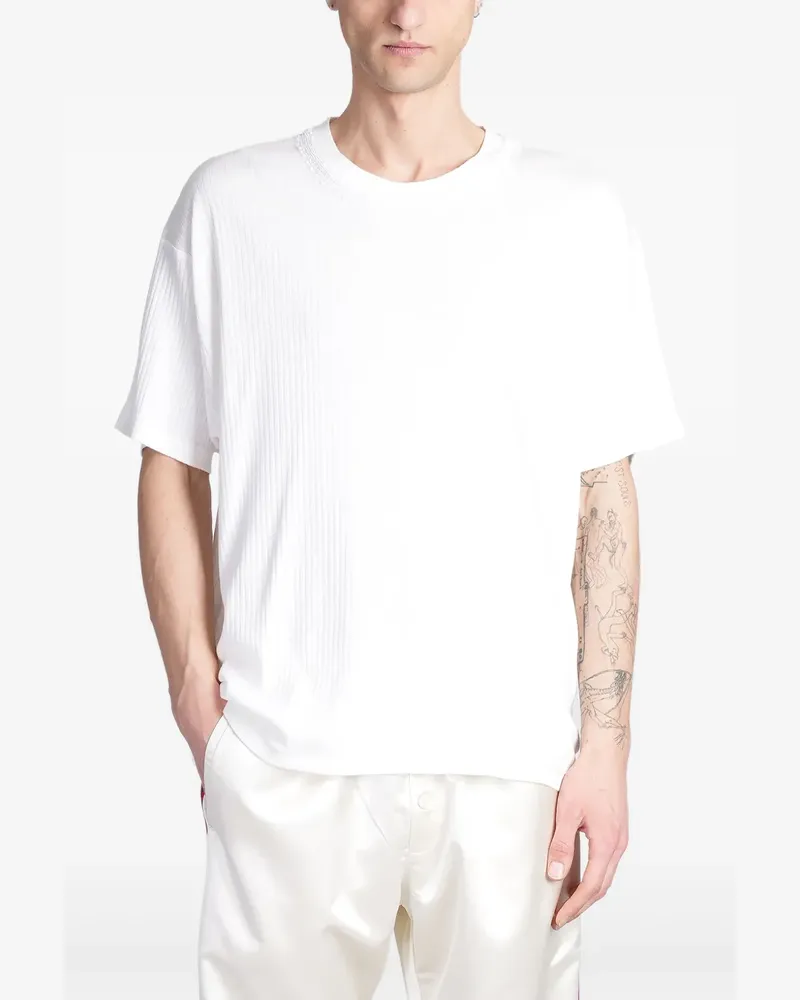 BODE Beaded Salt Marsh T-Shirt - Weiß Weiß