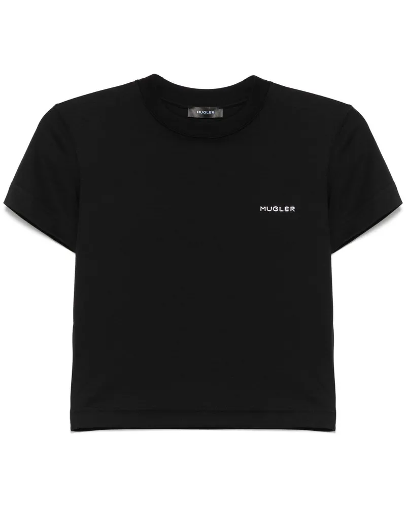 Thierry Mugler Signature T-Shirt - Schwarz Schwarz
