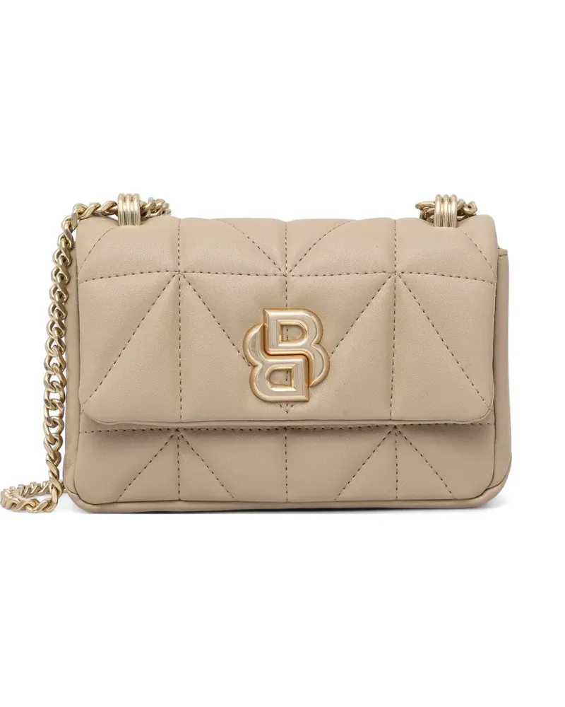 HUGO BOSS Kleine Schultertasche mit Steppung - Nude Nude