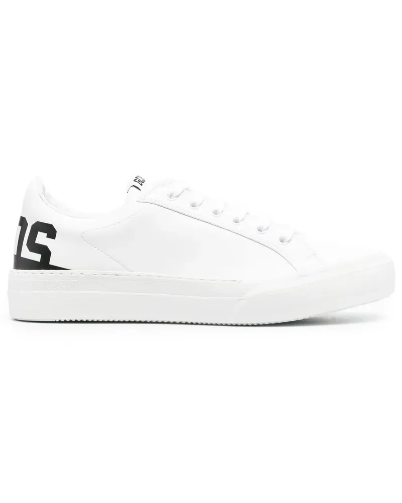 GCDS Sneakers mit Logo-Print - Weiß Weiß