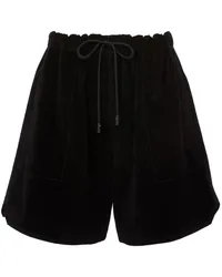 J.W.Anderson Shorts aus Leder mit Kordelzug Schwarz