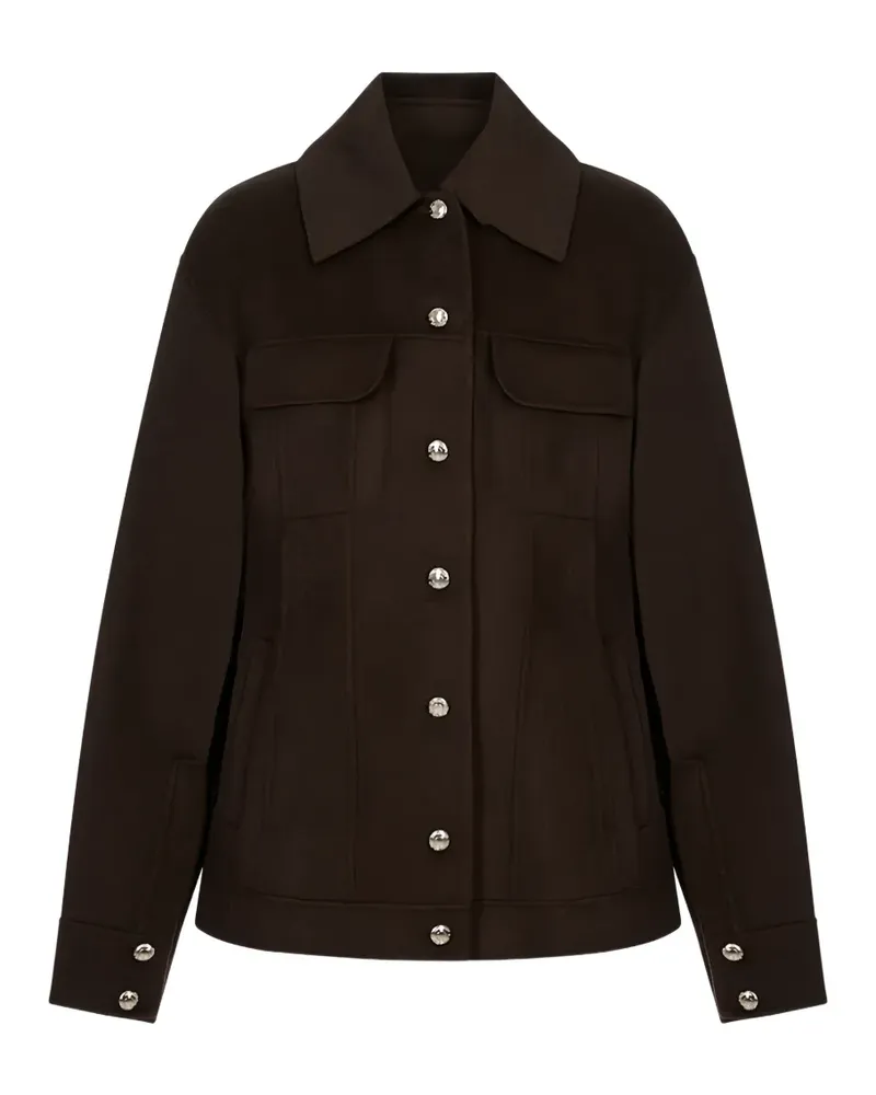 SPORTMAX Calcio Wolljacke - Braun Braun