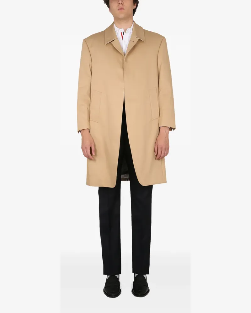 Thom Browne Einreihiger Mantel - Nude Nude