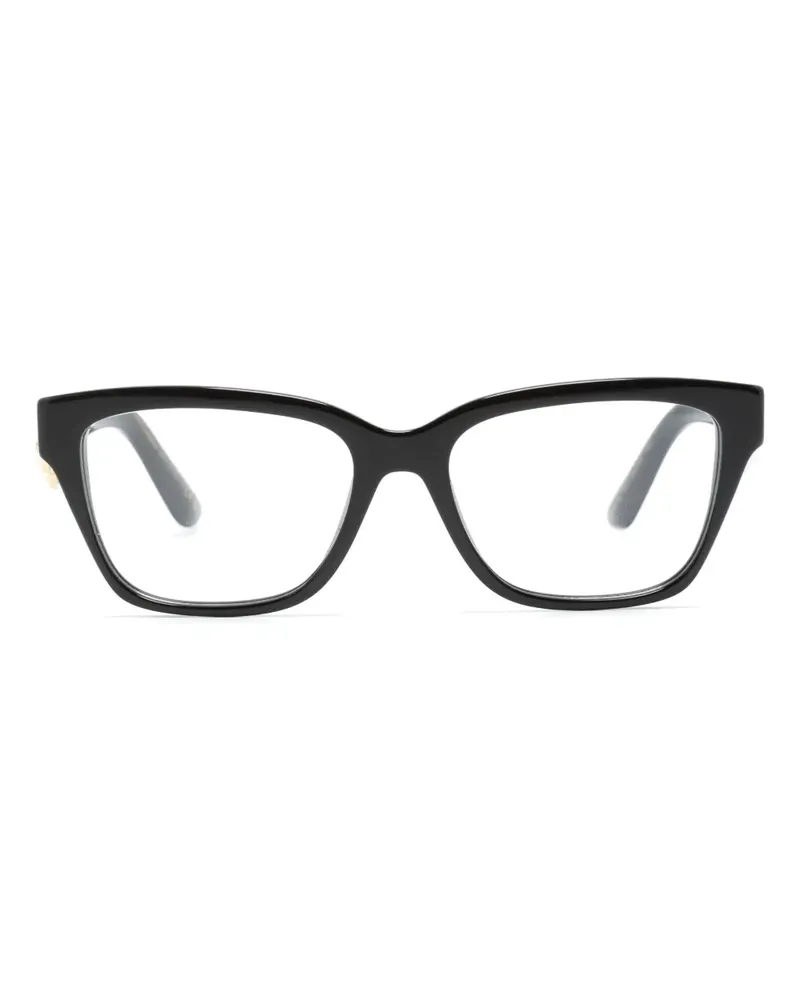 Dolce & Gabbana Sonnenbrille mit D-Gestell - Schwarz Schwarz