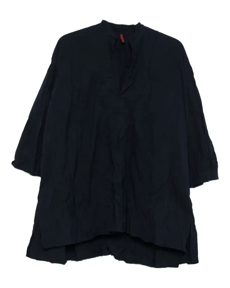 Daniela Gregis Bluse mit Stehkragen - Blau Blau