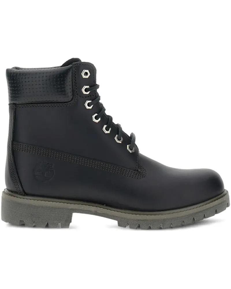 Timberland Schnürstiefel mit wattiertem Kragen - Schwarz Schwarz
