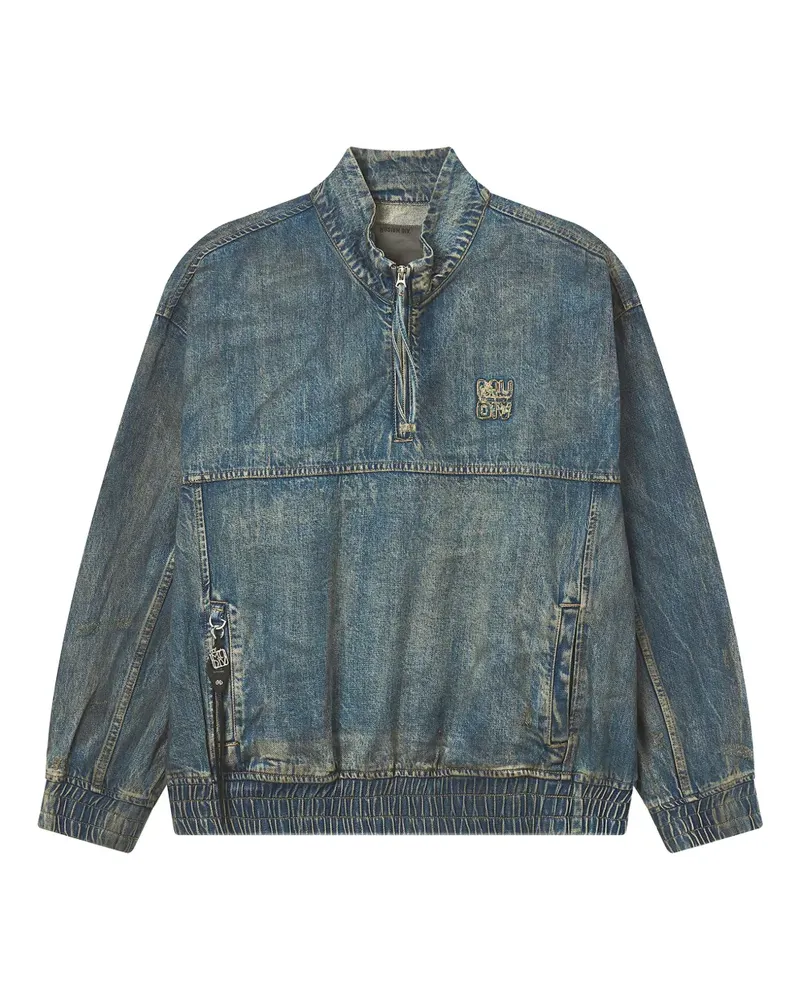 Musium Div. Jacke mit Reißverschluss - Blau Blau