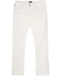 Tom Ford Halbhohe Slim-Fit-Jeans Weiß