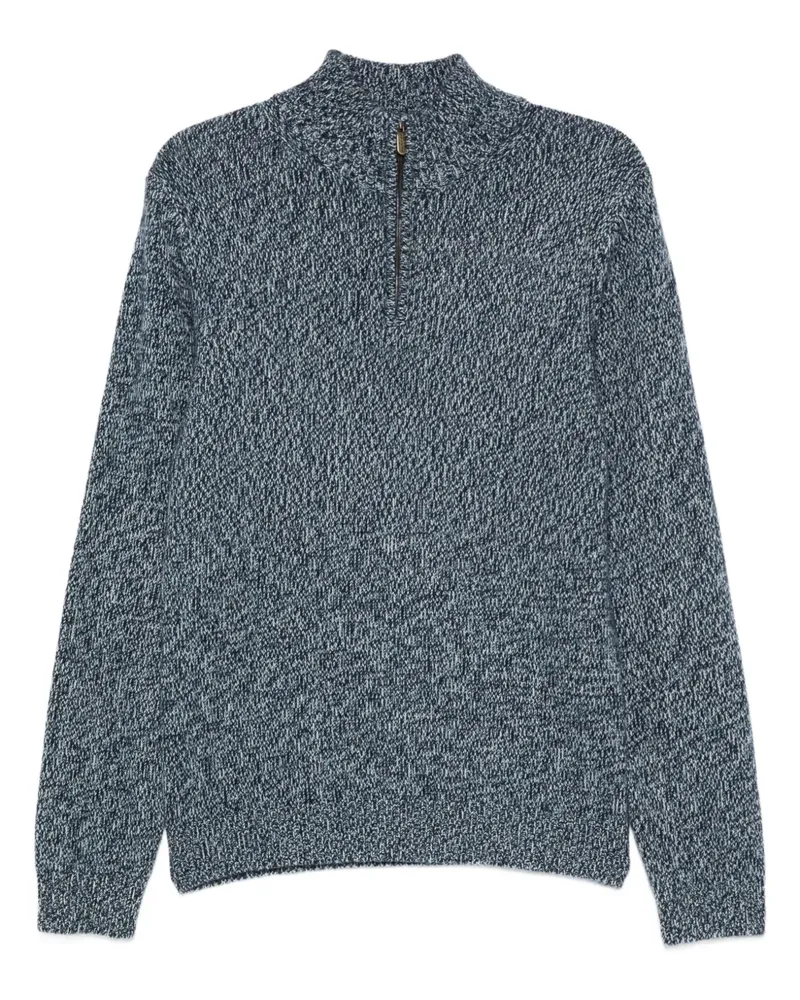 Eric Bompard Marl Pullover mit Reißverschluss - Blau Blau