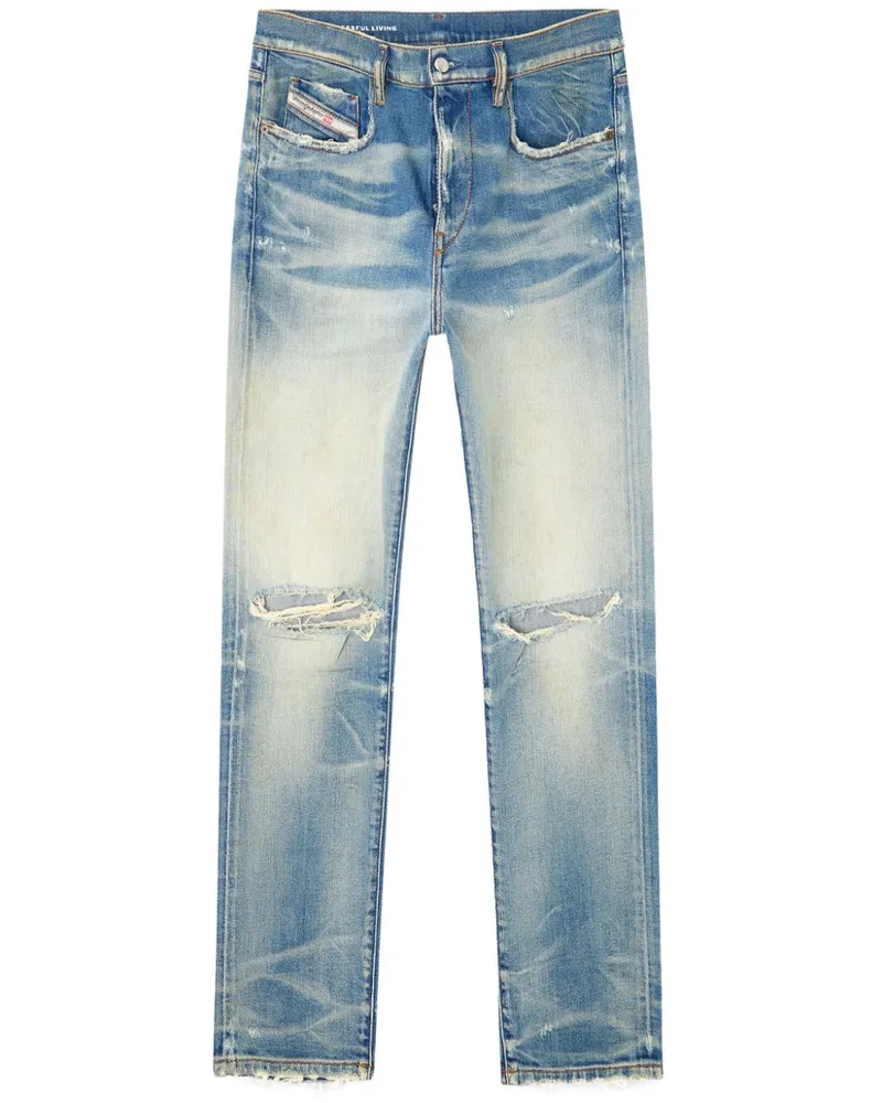 Diesel D-Strukt Tapered-Jeans - Blau Blau