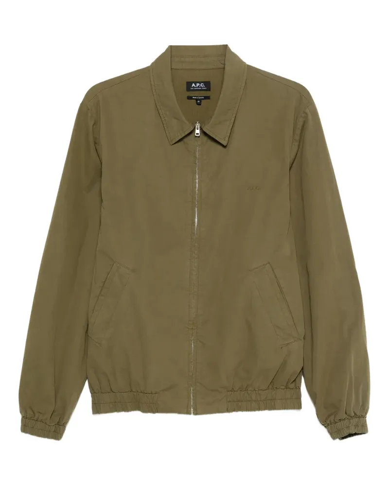 A.P.C. Gilbert zip jacket - Grün Grün