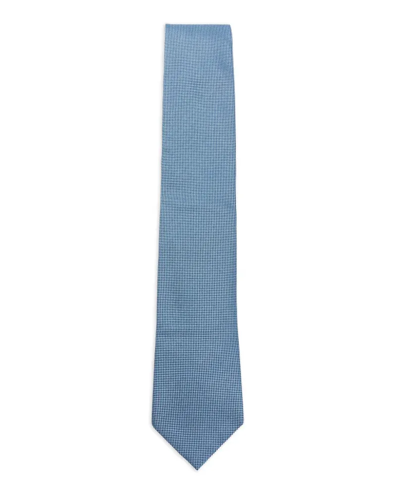 Ermenegildo Zegna patterned tie - Blau Blau