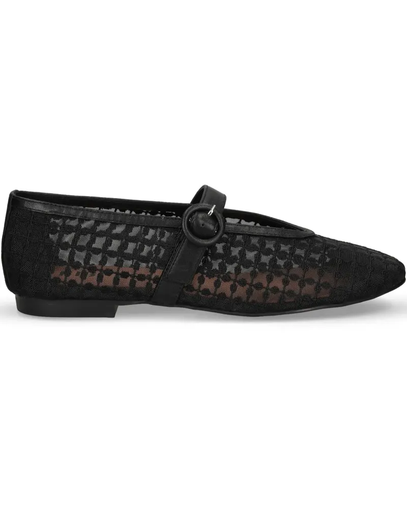 Bibi Lou Ballerinas mit Mesh - Schwarz Schwarz