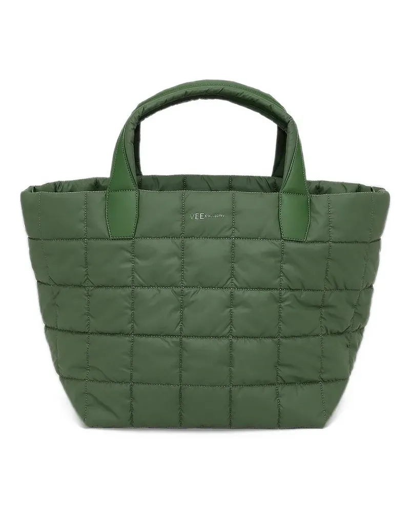 VeeCollective Medium Porter quilted tote bag - Grün Grün