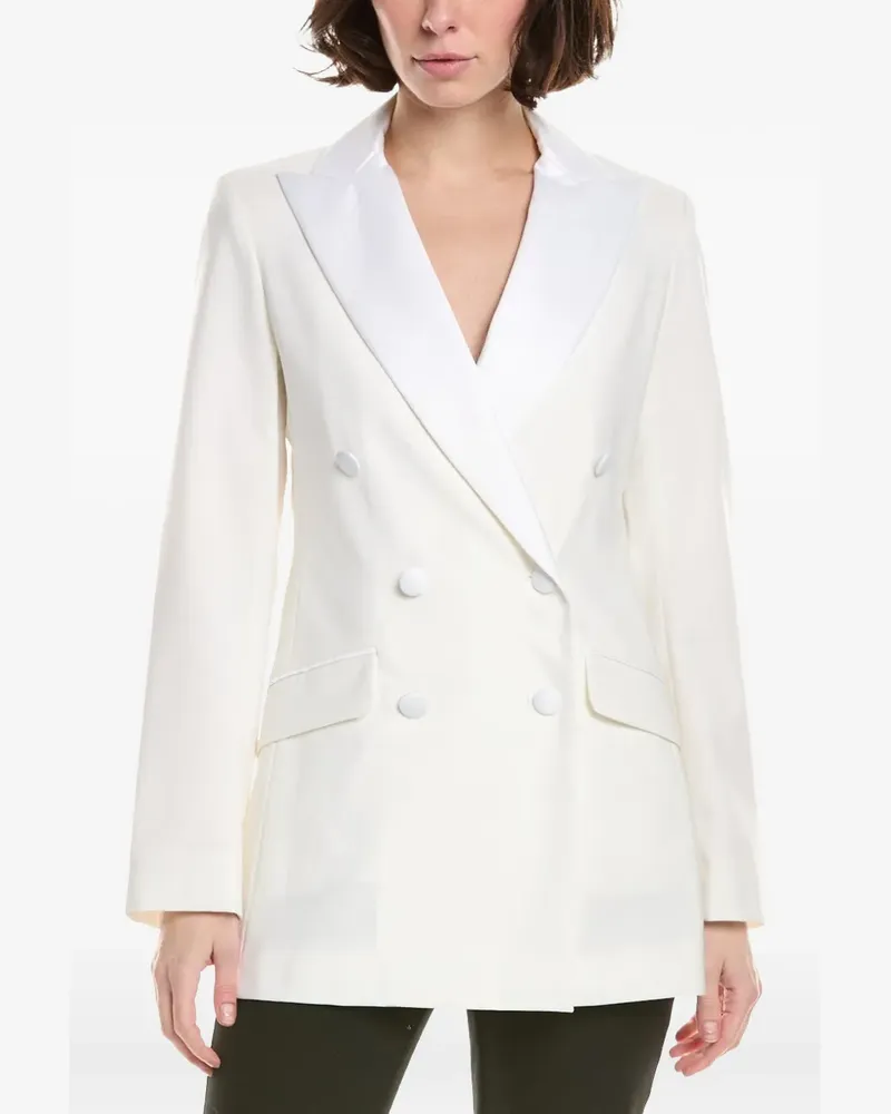 Eleventy Doppelreihiger Blazer - Weiß Weiß